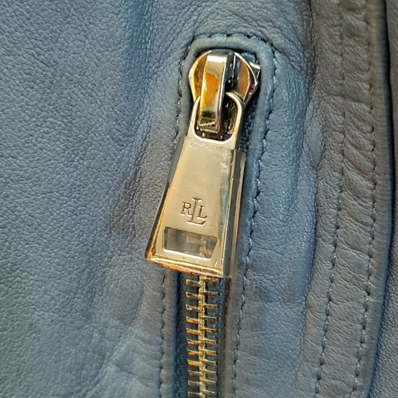 Ralph Lauren 100% Lamb Leather Moto Jacket NWT - Picture 8 of 16